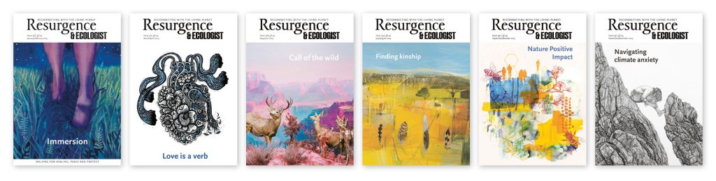 Resurgence magazine covers